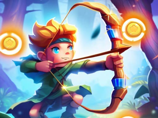 Join archery adventure and become a bowmaster! Aim, shoot and hit the bullseye!
Pick your bow, defeat other archery masters and don’t let them take you down! Join in this fun and challenging adventure and have fun. Bow masters can really challenge your casual game skills but have no fear! If you enjoy bow and arrow games, then prepare to defeat other bow masters, earn coins, score, and become the ultimate bow master!