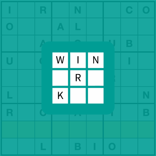 Sudoku mit Buchstaben: Füllen Sie Zeilen, Spalten und 3×3-Felder so, dass jeder Buchstabe genau einmal vorkommt.